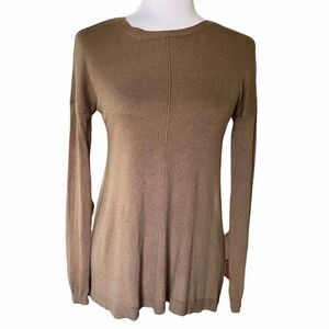 Mary McFadden Brown Sweater SZ S NWOT